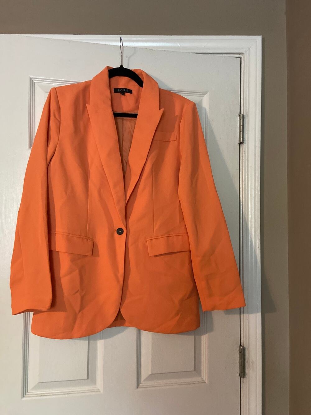 Fore orange oversized blazer Size S small